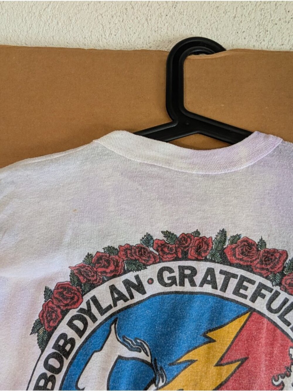 RARE Vintage Grateful Dead 1986 LIBERTY Tour T-Shirt BOB DYLAN TOM PETTY JERRY M - Picture 15 of 16